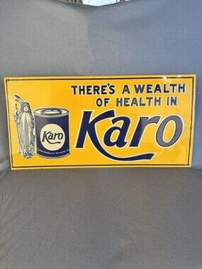 Karo Embossed Sign